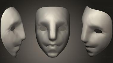 3D model Basic Face Mask (STL)